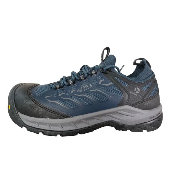 Keen Utility Flint II Steel Toe Work Shoes Women's 7 Blue EH Slip Resistant - Picture 3 of 14